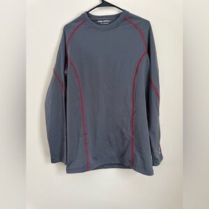 Men's Gray Long-Sleeve Polaris shirt